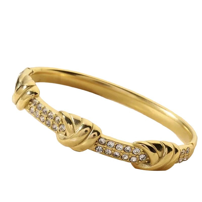 Luxury Knot Cuff Bangle