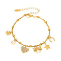 Lucky Charms Gold Bracelet