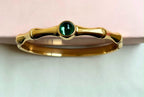 Stainless Steel Luxury Emerald Hand Cuff