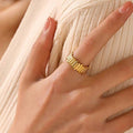 Stainless Steel Chunky Ring