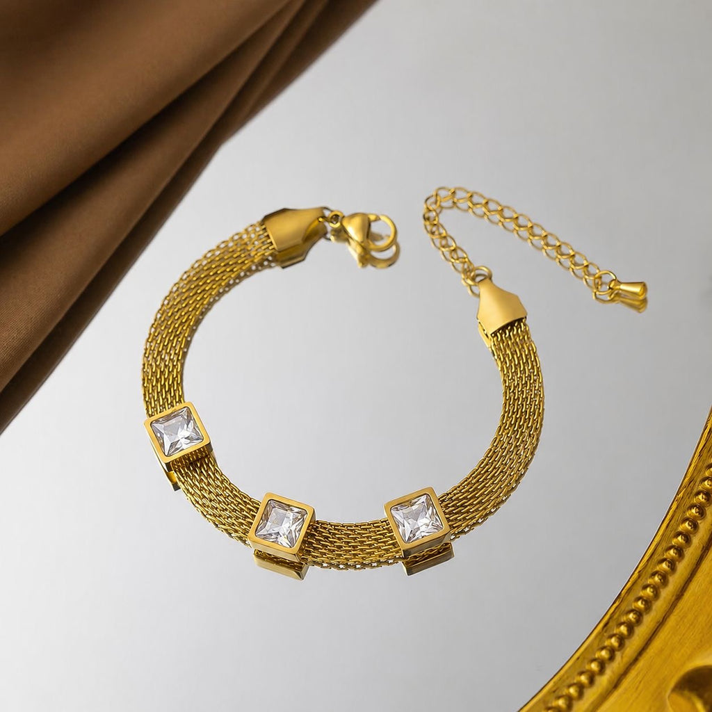 Mesh Stone Bracelet