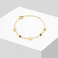 3 Heart Evil Eye Bracelet