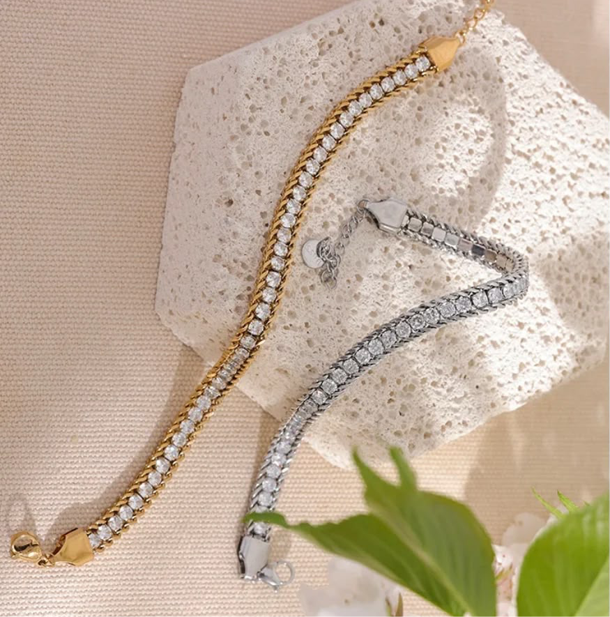 Dainty Zircon Tennis Bracelet