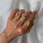 Alphabet Adjustable Ring