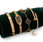 Luxury 4 pcs Gold Bracelet Combo