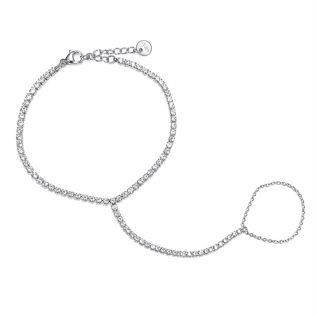 Diamond Tennis Anja Silver