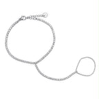 Diamond Tennis Anja Silver