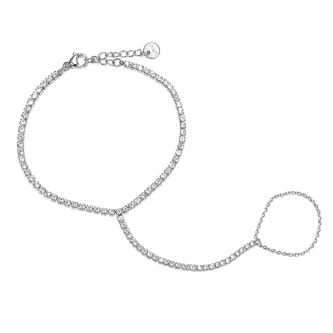 Diamond Tennis Anja Silver