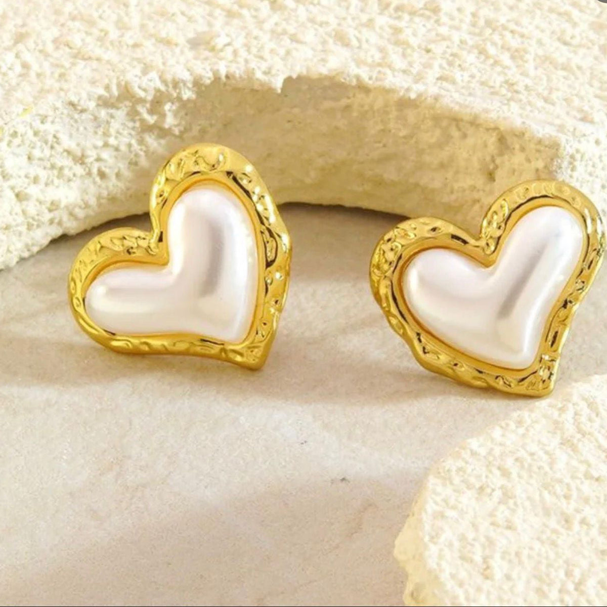 Hearts Chunky Earring