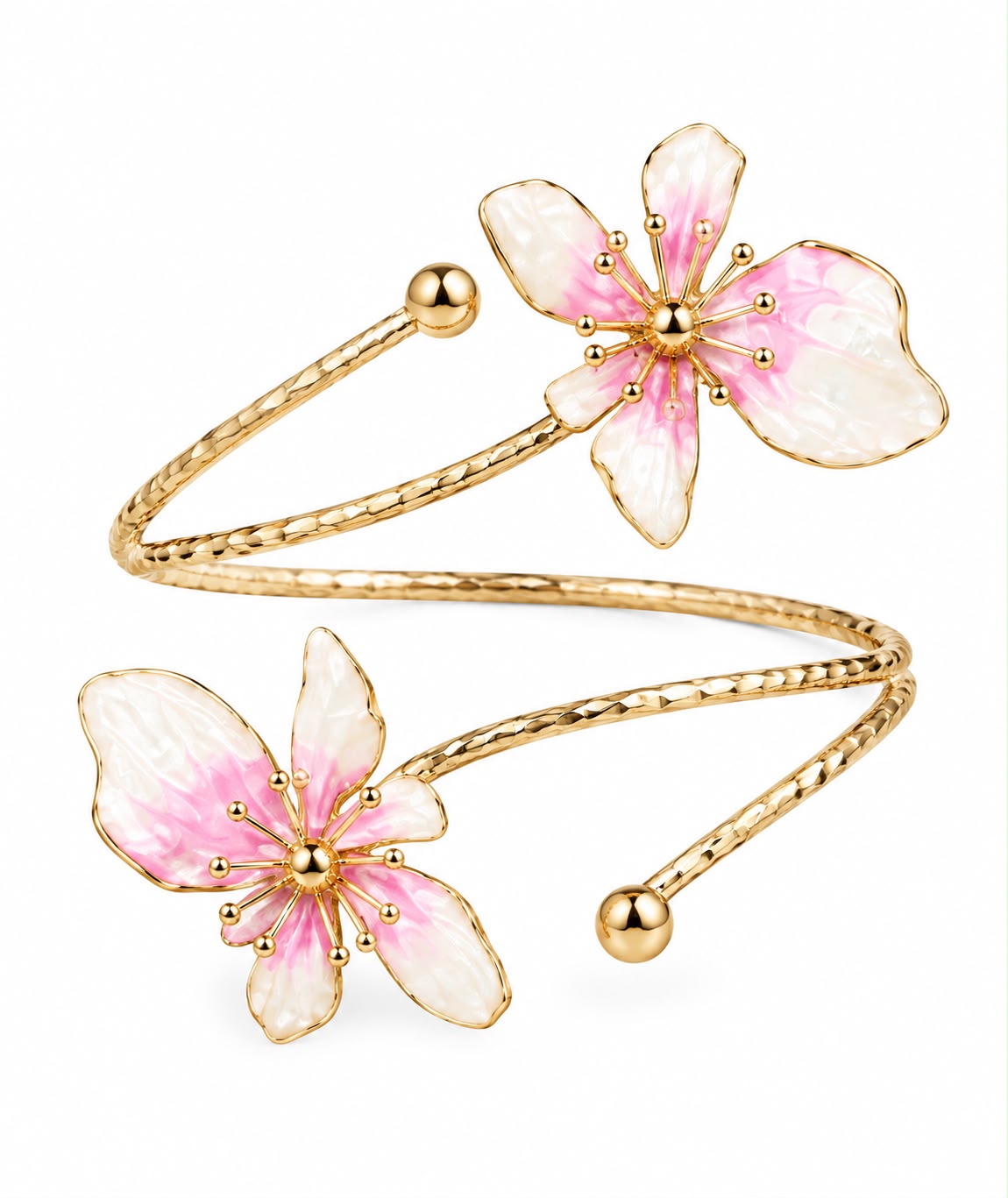 Cherry Blossom Floral Arm Cuff