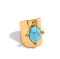 Bold Turquoise Statement Ring
