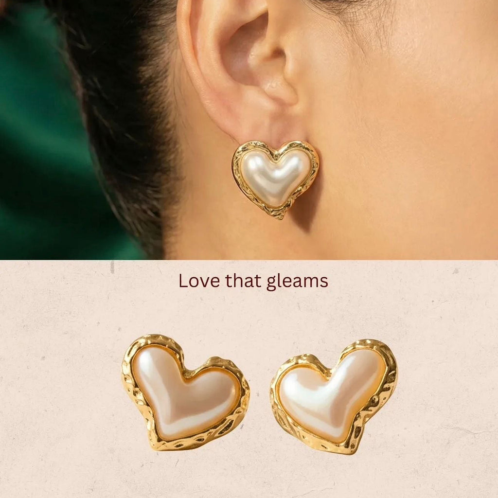Hearts Chunky Earring