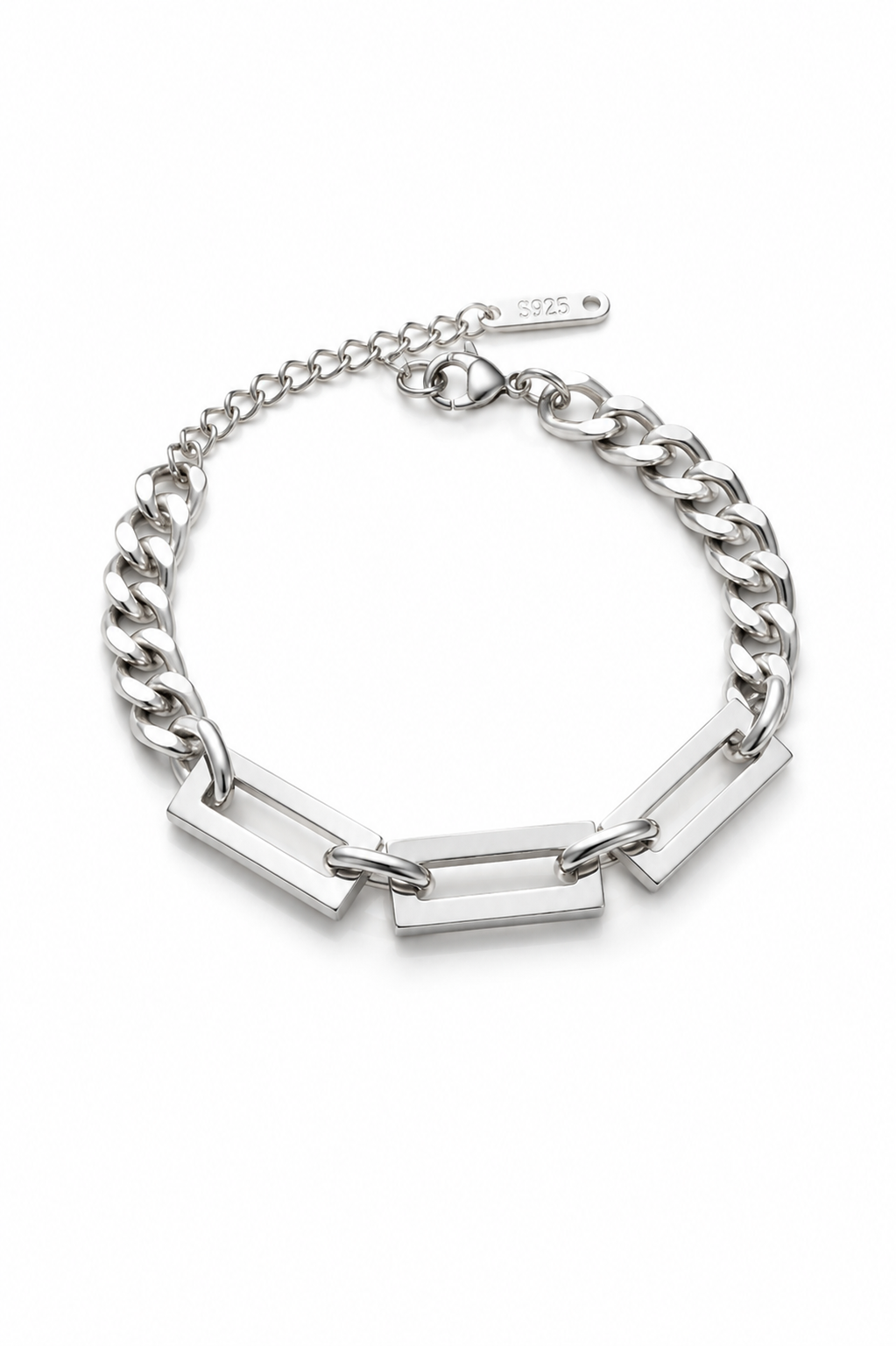 "Turn heads with this bold gold chunky bracelet