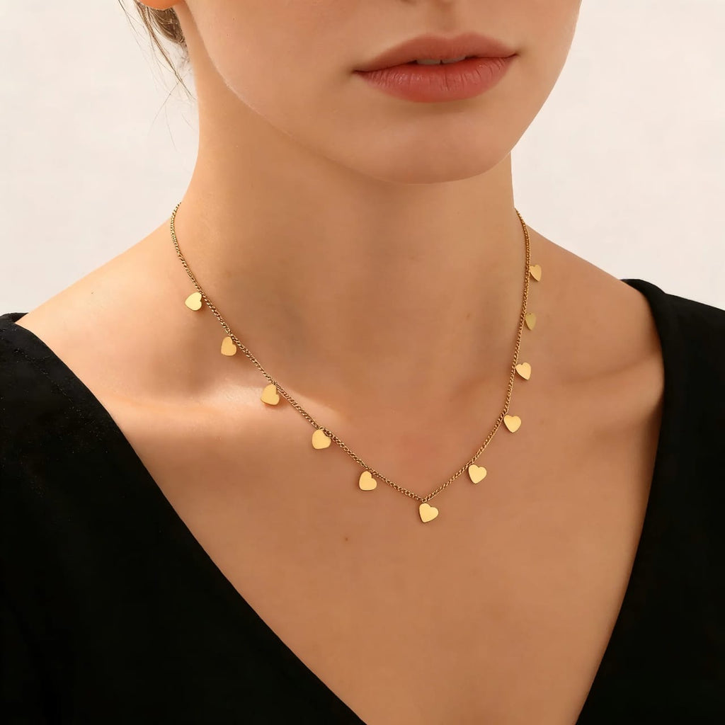 Dainty Gold Heart Necklace
