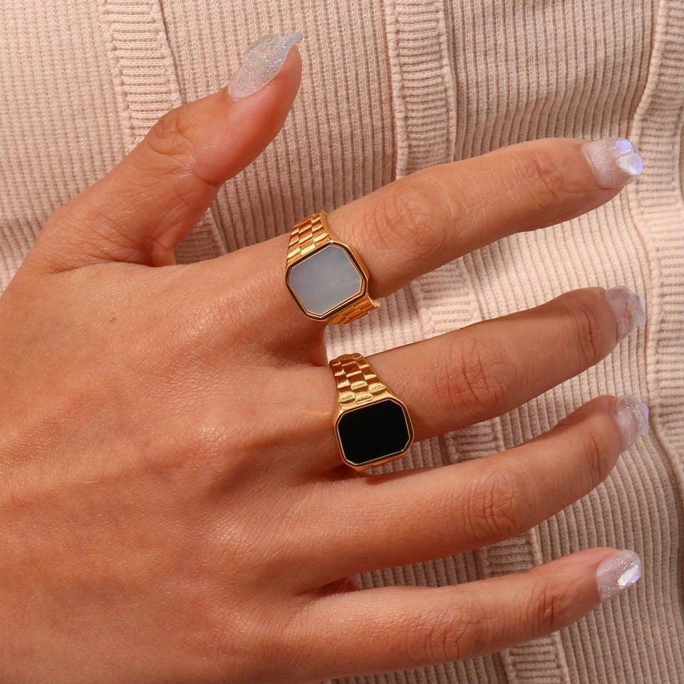 Luxury Watch Band Ring