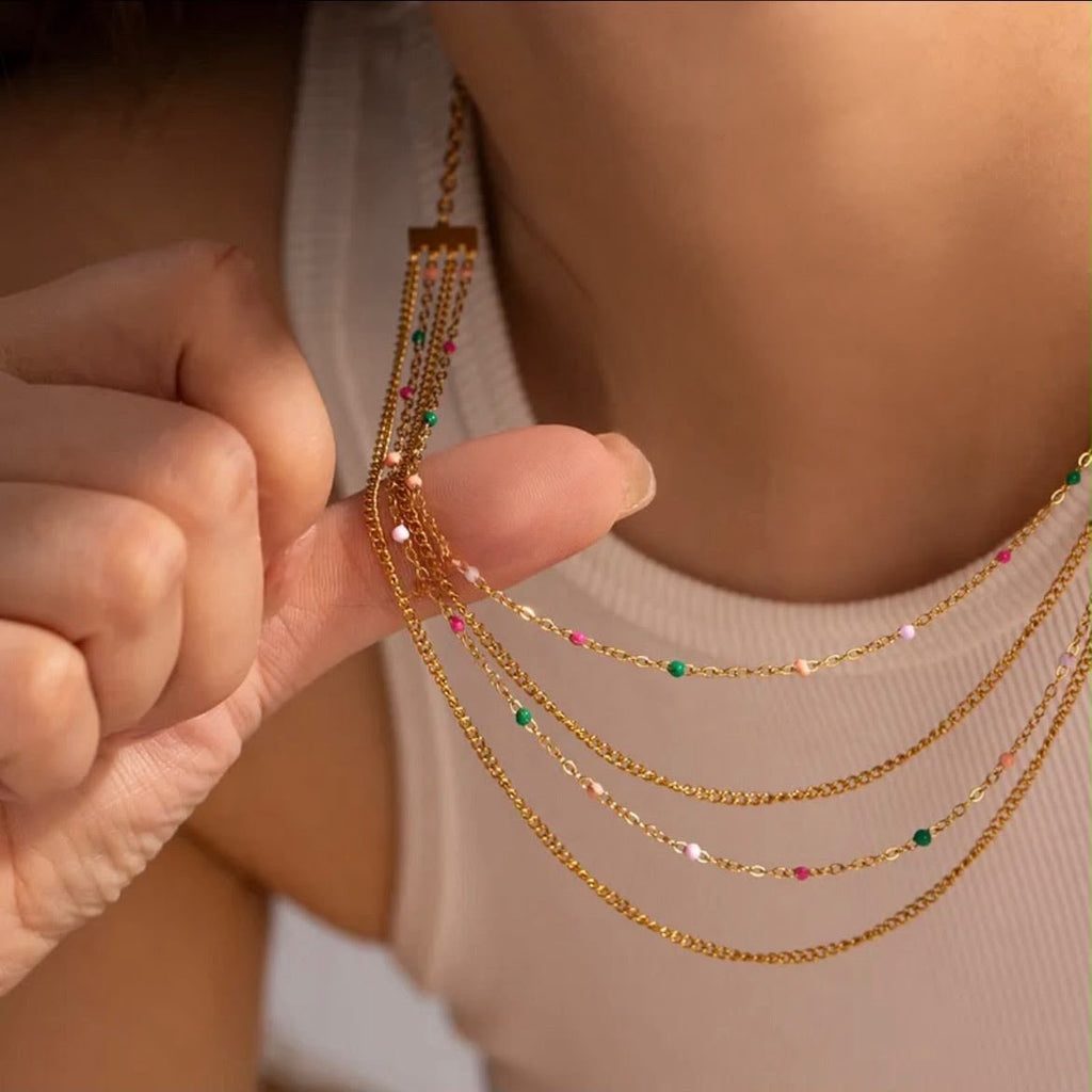 Multi-Layer Gold Chain Necklace