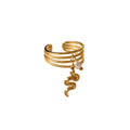 Stainless Steel Charms Ring
