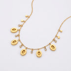 Multi Gemstone Charms Necklace