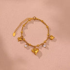 Stainless Steel Heart Bracelet