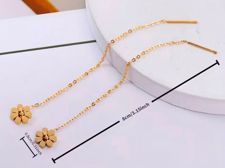 Flower Sui Daga Earring