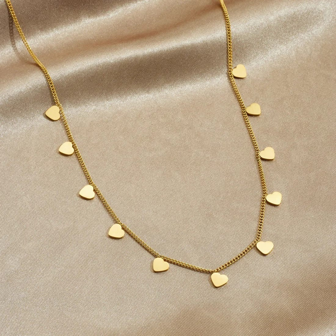 Dainty Gold Heart Necklace