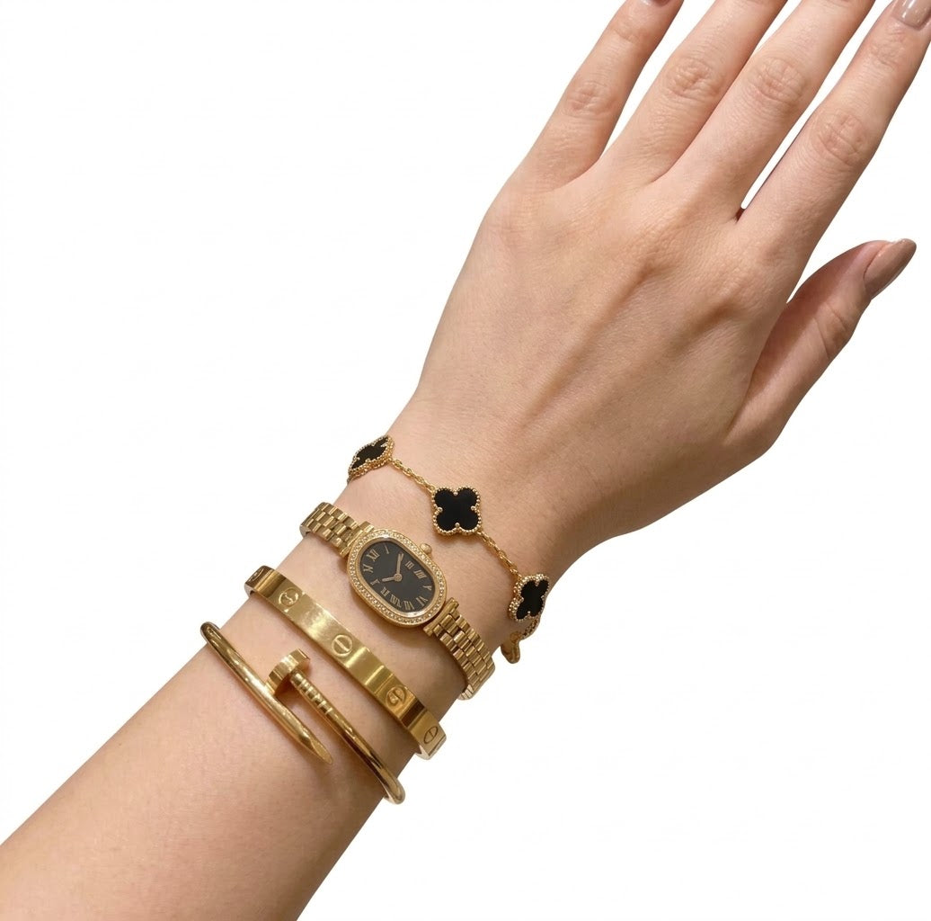 Luxury 4 pcs Gold Bracelet Combo