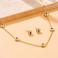 Round Evil Eye Nacklace Set