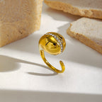 18K Gold & Silver Plated Ring