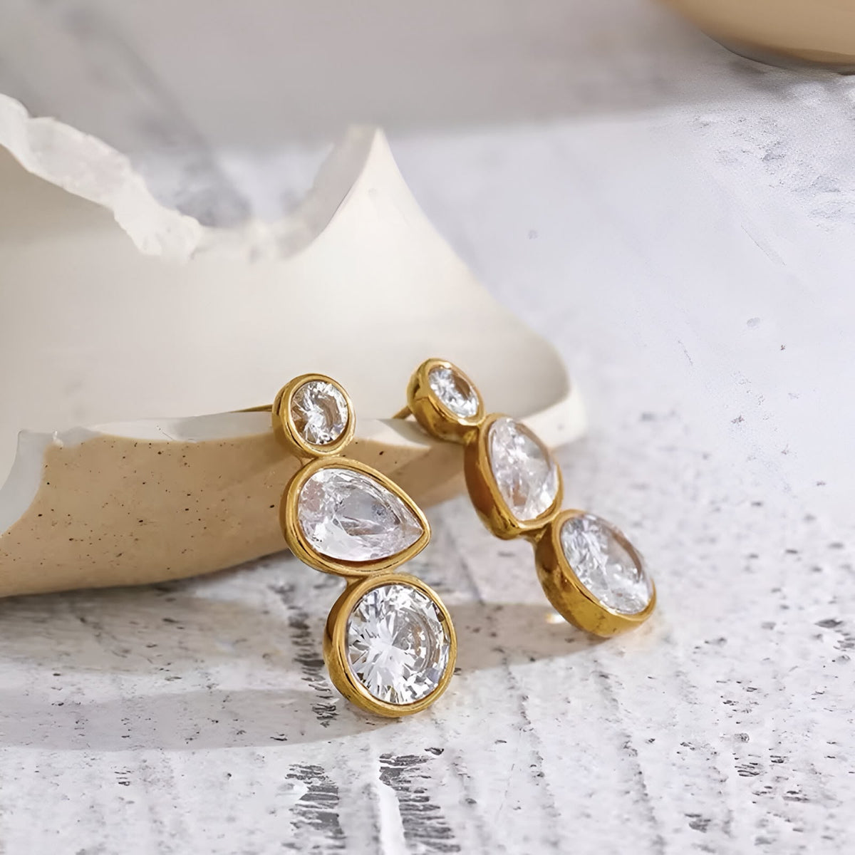 Furnace Luxury Stone Earring