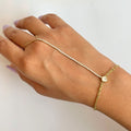 Gold Crystal Hand Harness