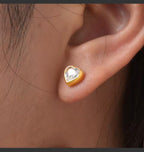 Heart Stud Earrings