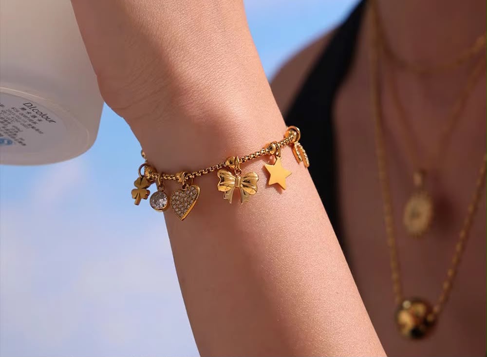 Lucky Charms Gold Bracelet