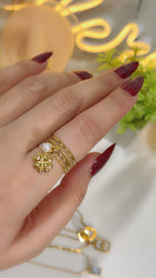 Luxury Charms Adjustable Ring