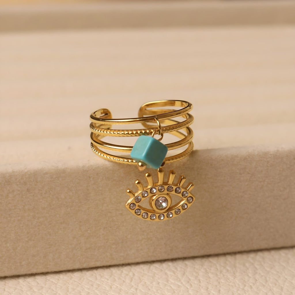 Luxury Charms Adjustable Ring