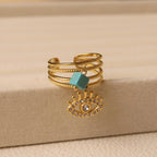 Luxury Charms Adjustable Ring