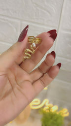 Stainless Steel Charms Ring