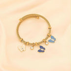 Butterfly Charms Cuff