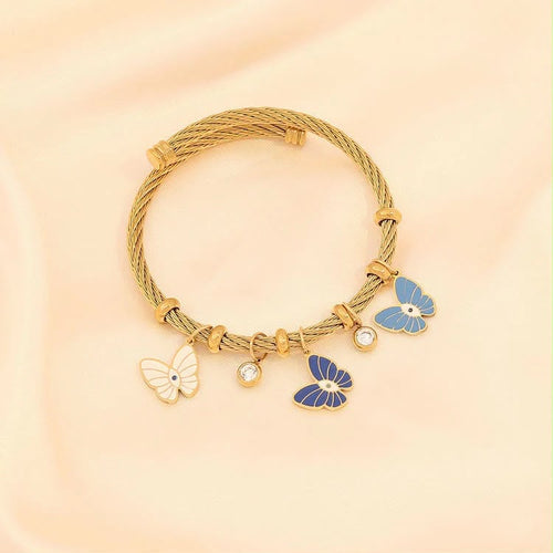 Butterfly Charms Cuff