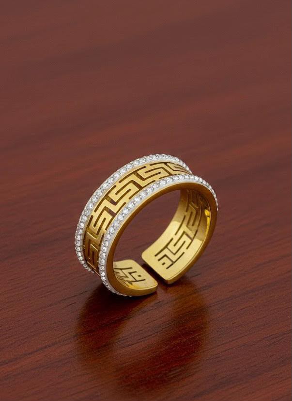 Luxury Stone Adjustable Ring