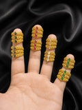 Gold Plated Multi-Tier Ring