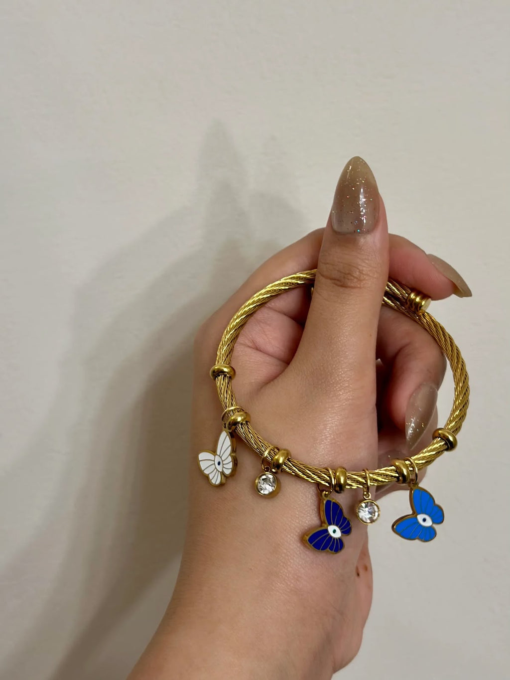 Butterfly Charms Cuff