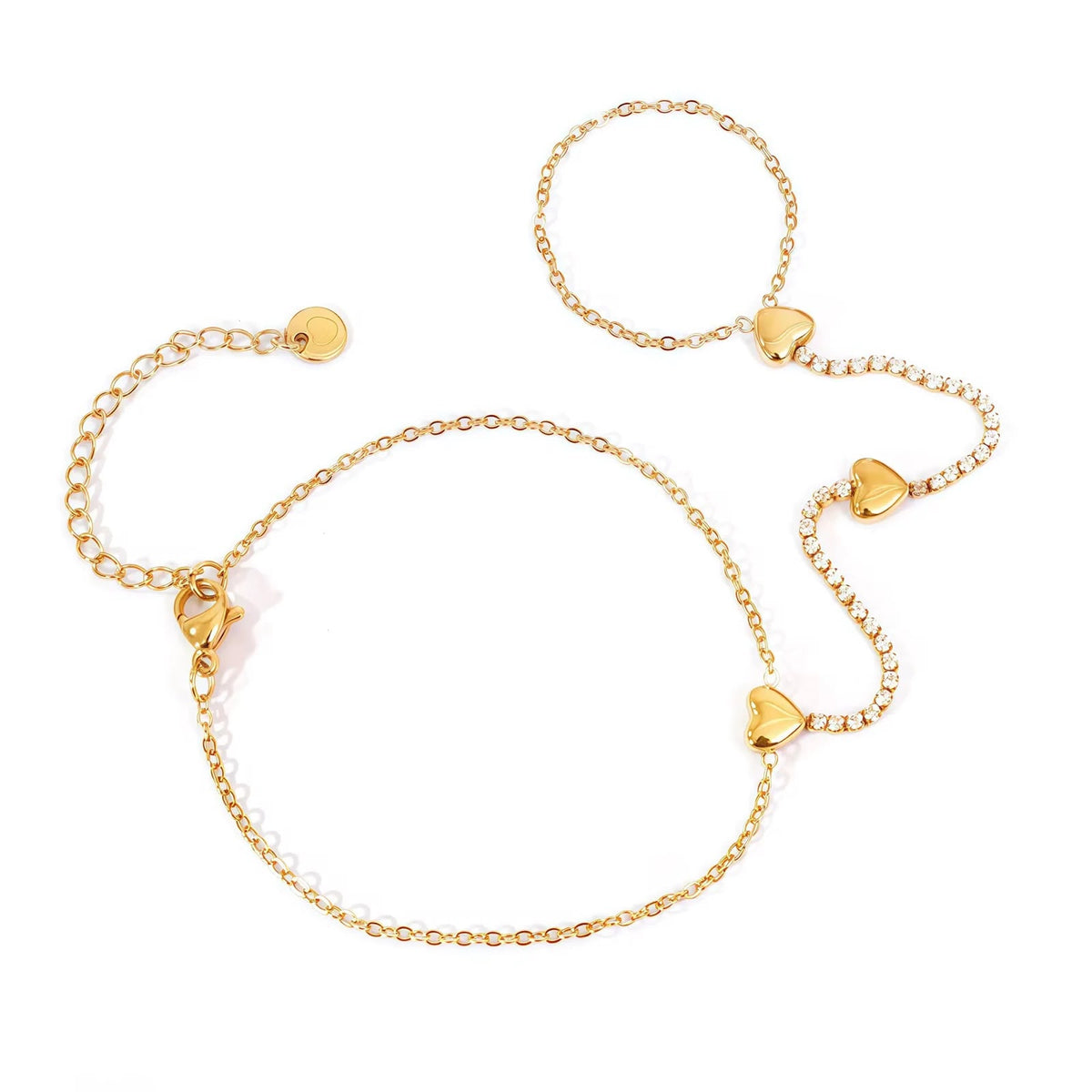 Luxury Hearth Stone Hand Chain Anja